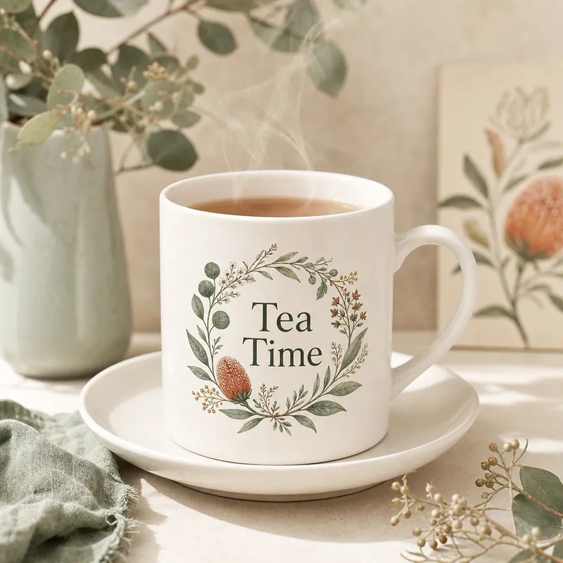 Tea Time Ceramic Mug